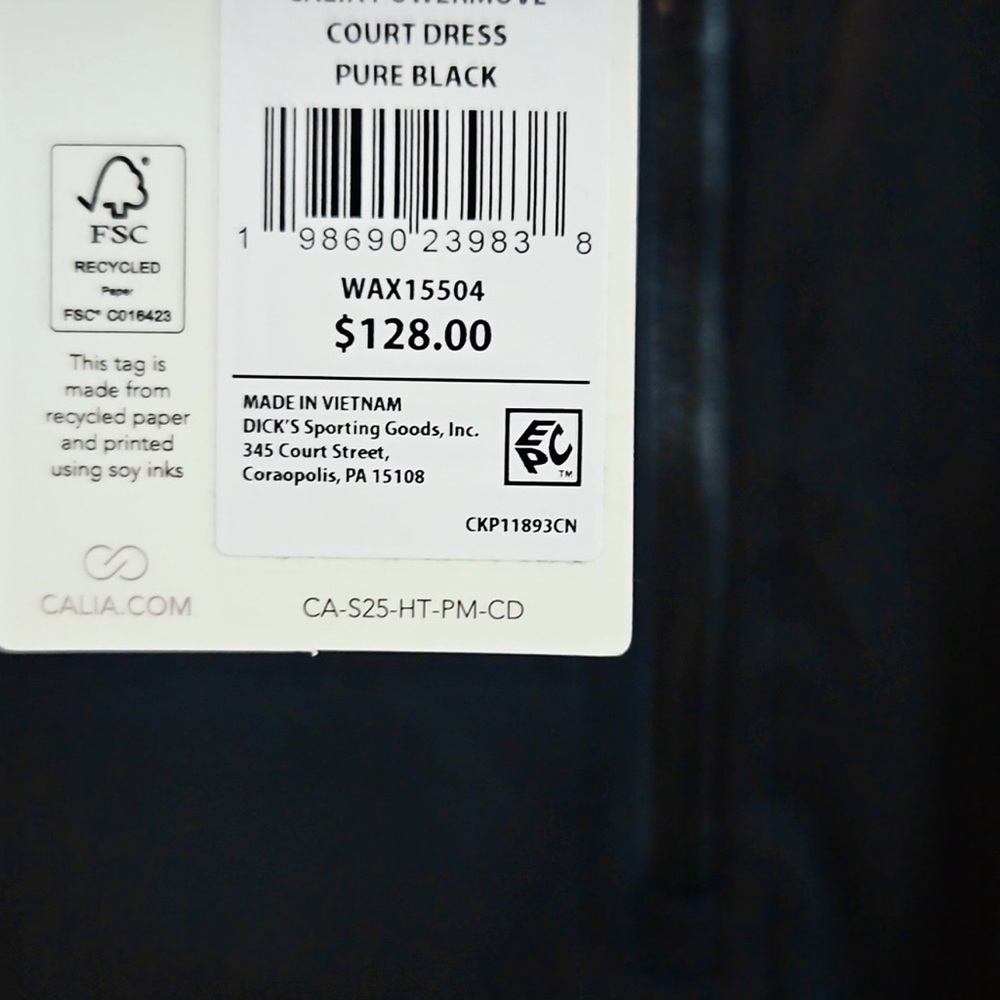 NWT Calia PowerMove Mesh Panel Court Dress - Picture 7 of 7